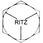 สกรูหัวหกเหลี่ยม RITZ UNC GR 5