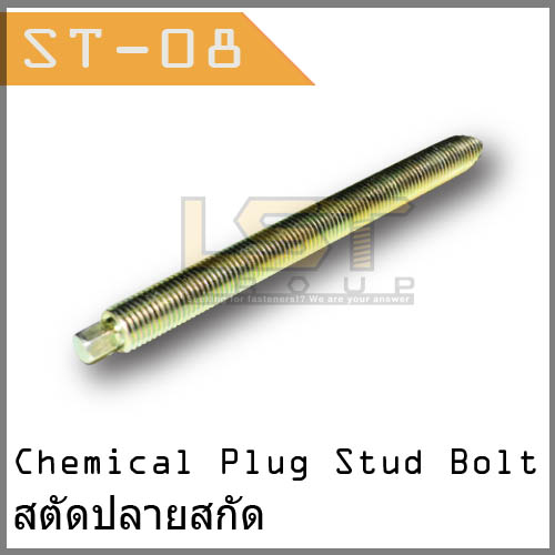 Chemical Plug Stud Bolt (with Nut, Flat Washer, Spring Washer)