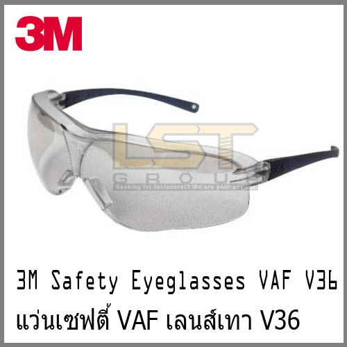 3M Safety Eyeglasses Virtua Asian Fit Series, Grey Lens, V36 (10436)
